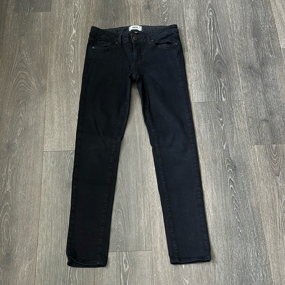 Paige Black Skyline Skinny Jeans
